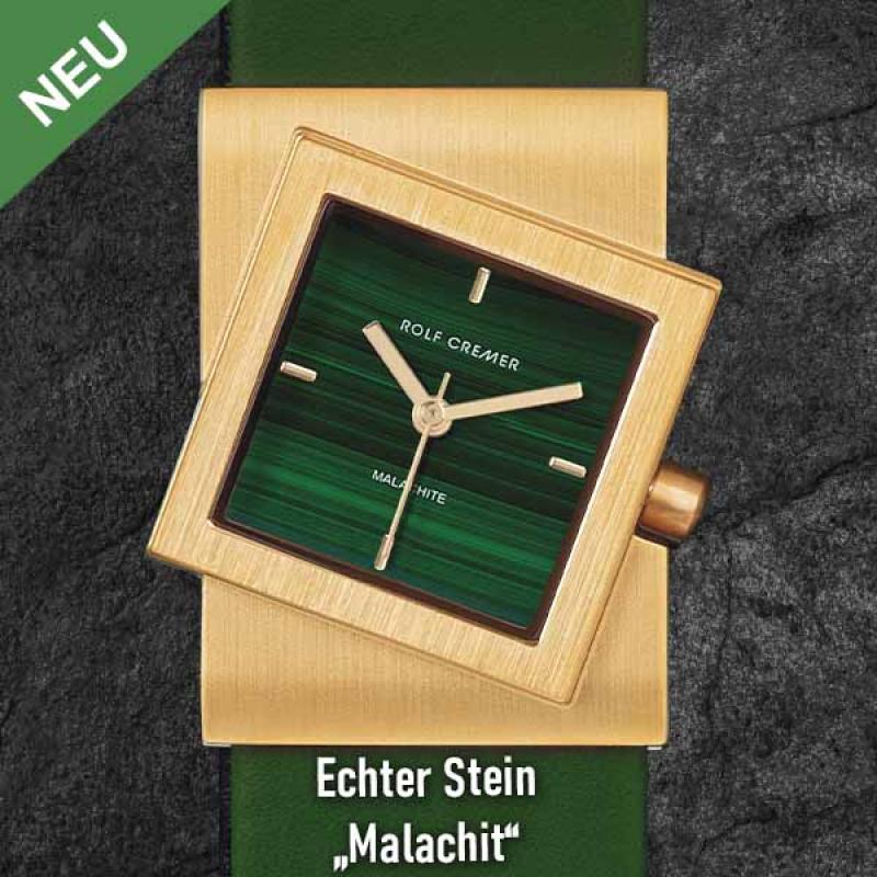 ROLF CREMER Damen - Armbanduhr TURN-S Stone Malachite 507786
